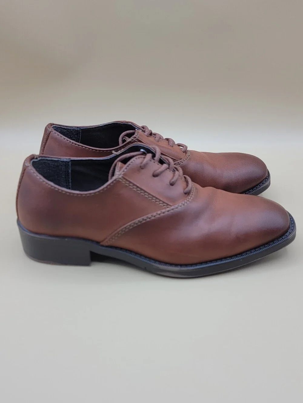 Borelli Little Boys Oxford Dress Shoes Size 13C Brown Formal Church School Kids